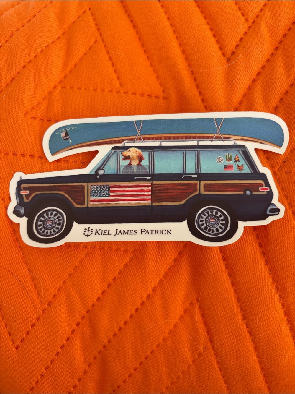 Kiel James Patrick Wagoneer Sticker